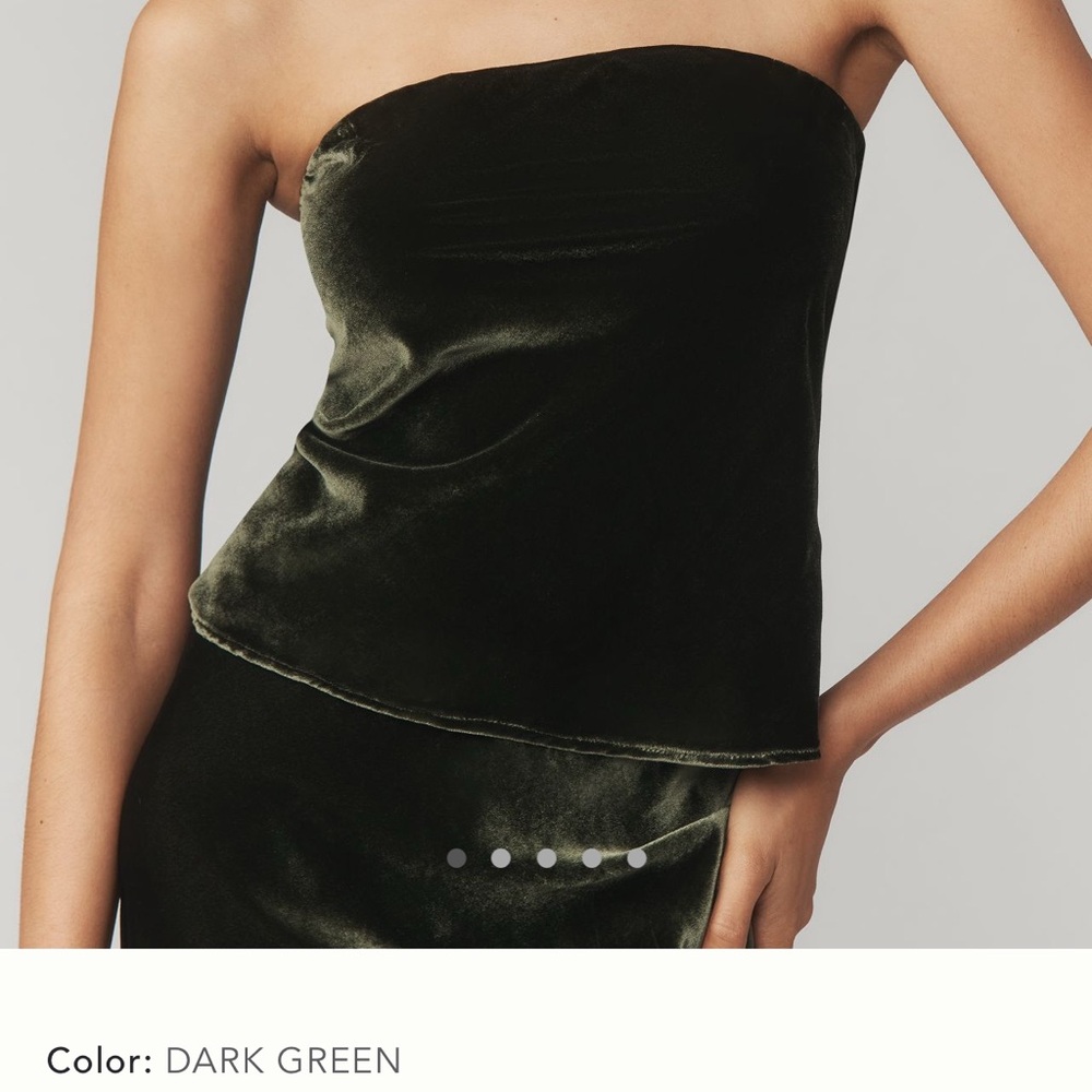 Anthropologie Black Velvet Blouse